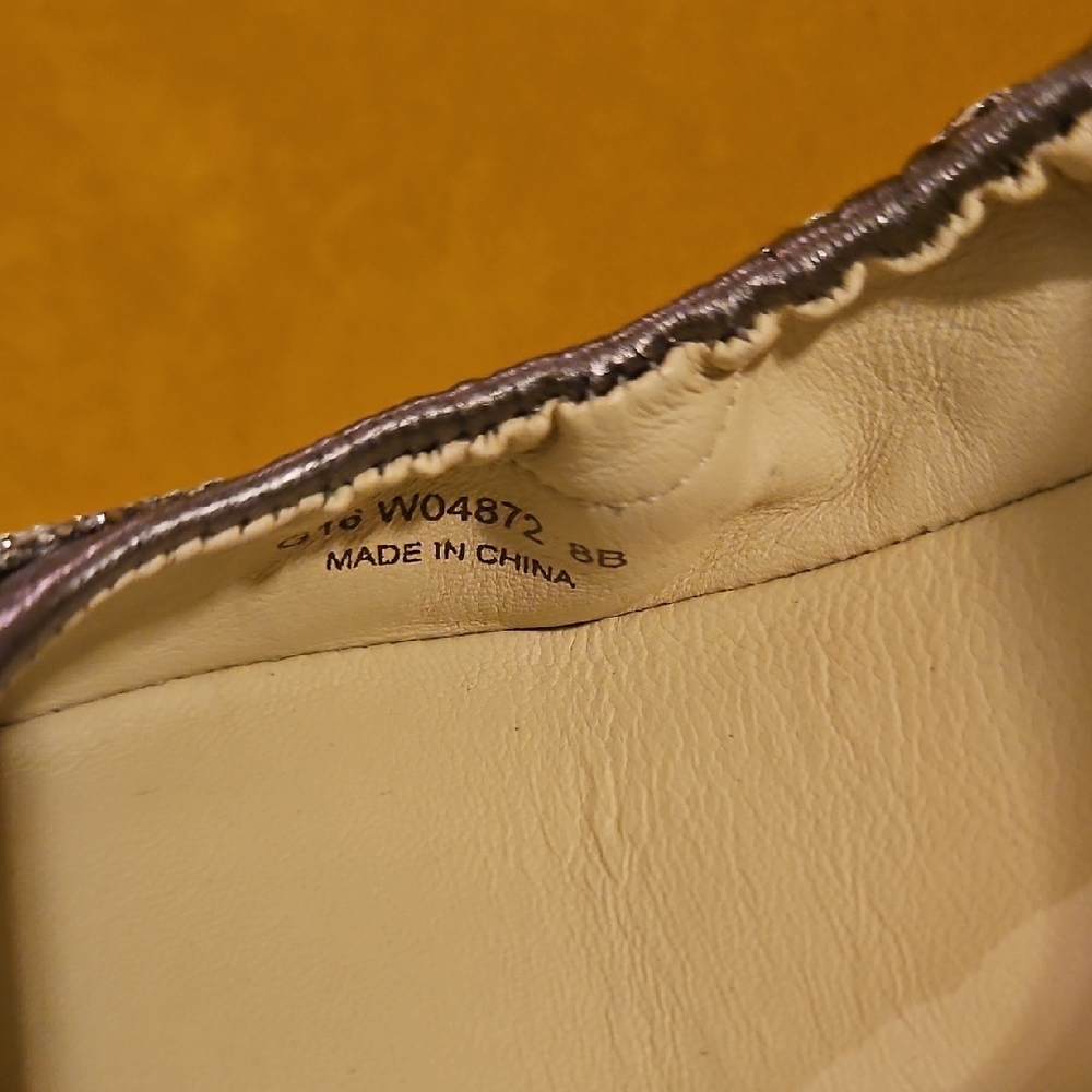 Cole Haan Women's Metallic Silver Loafers/Ballet Flats - Picture 6 of 6